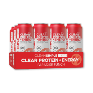 Clear Protein + Energy: Paradise Punch (12 Pack)